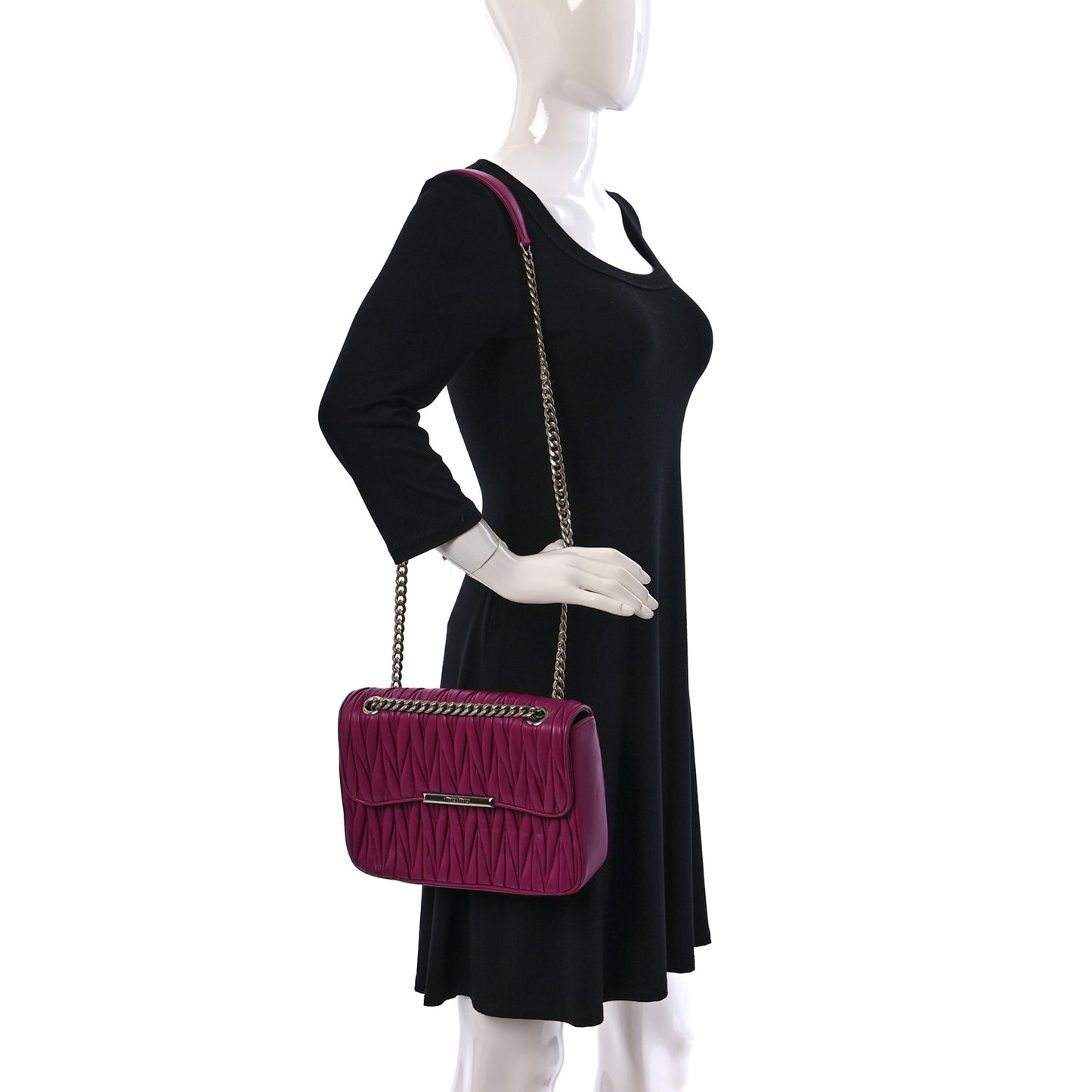 Nappa Matelasse Chain Flap Shoulder Bag Dalia