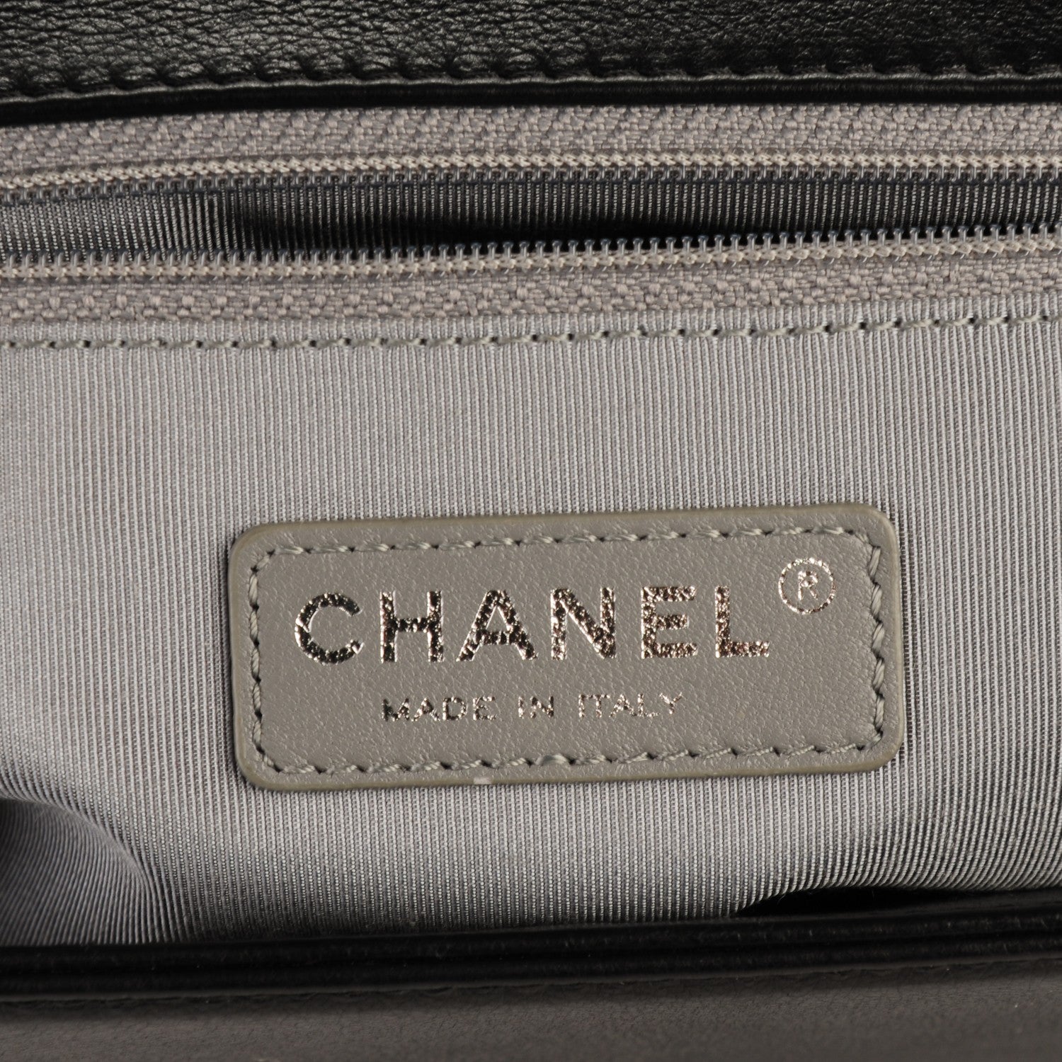 Chanel Calfskin Quilted Large Boy Flap Black 6 of 7