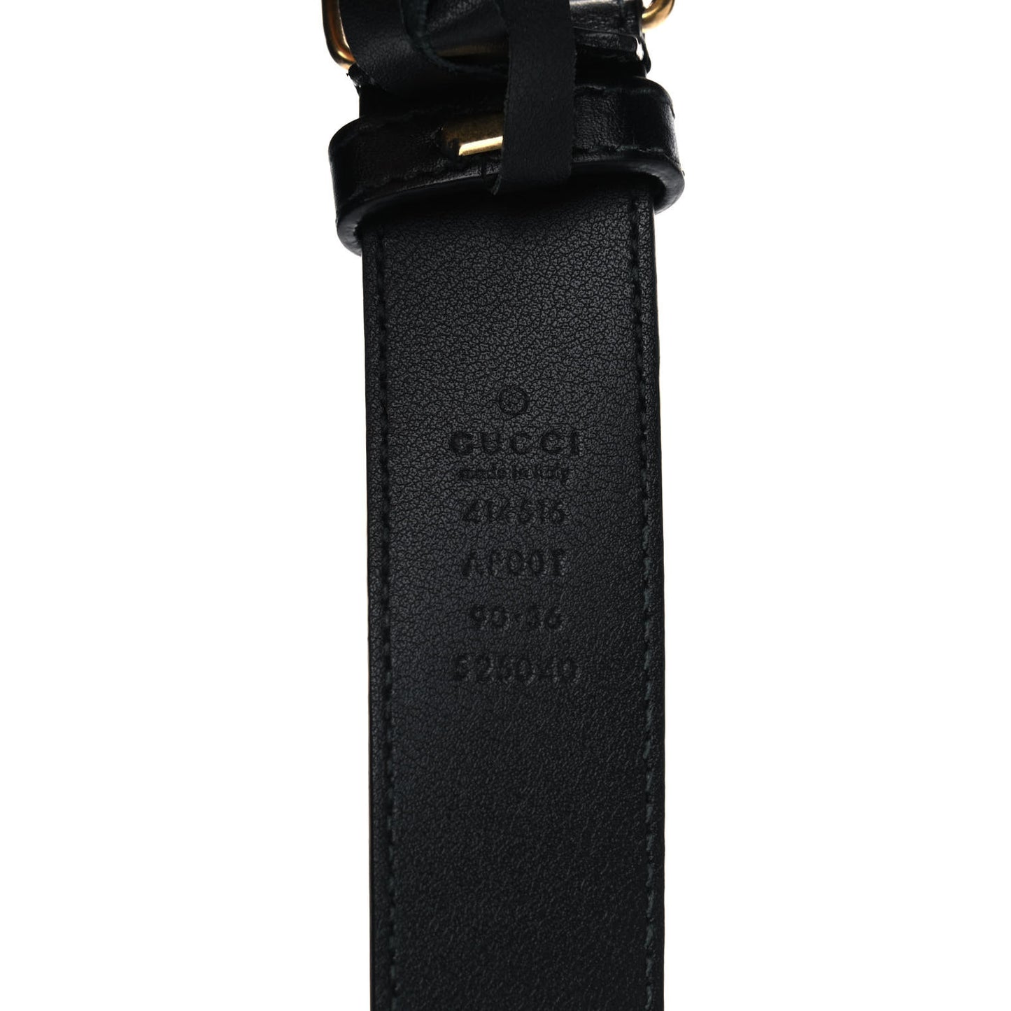 Calfskin Double G 30mm Belt 90 36 Black