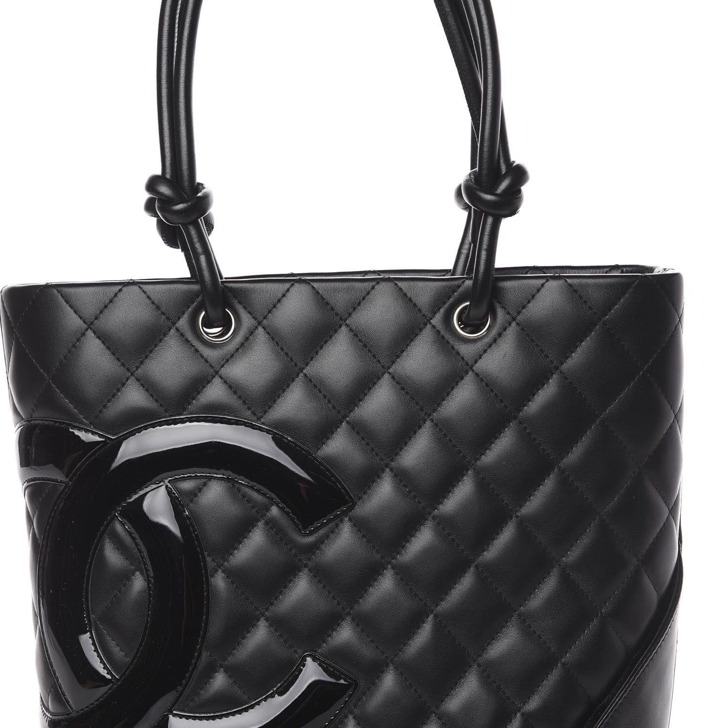 Chanel Calfskin Quilted Medium Cambon Tote Black 10 of 11