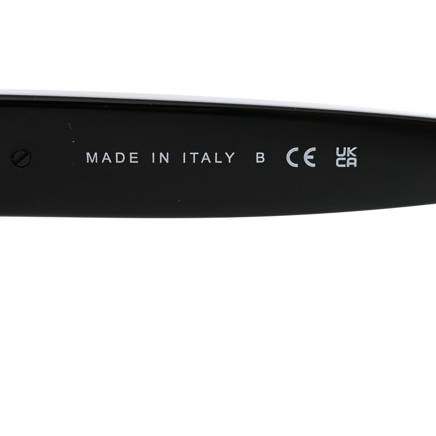 Acetate Square CC Heart Sunglasses 5478-A Black