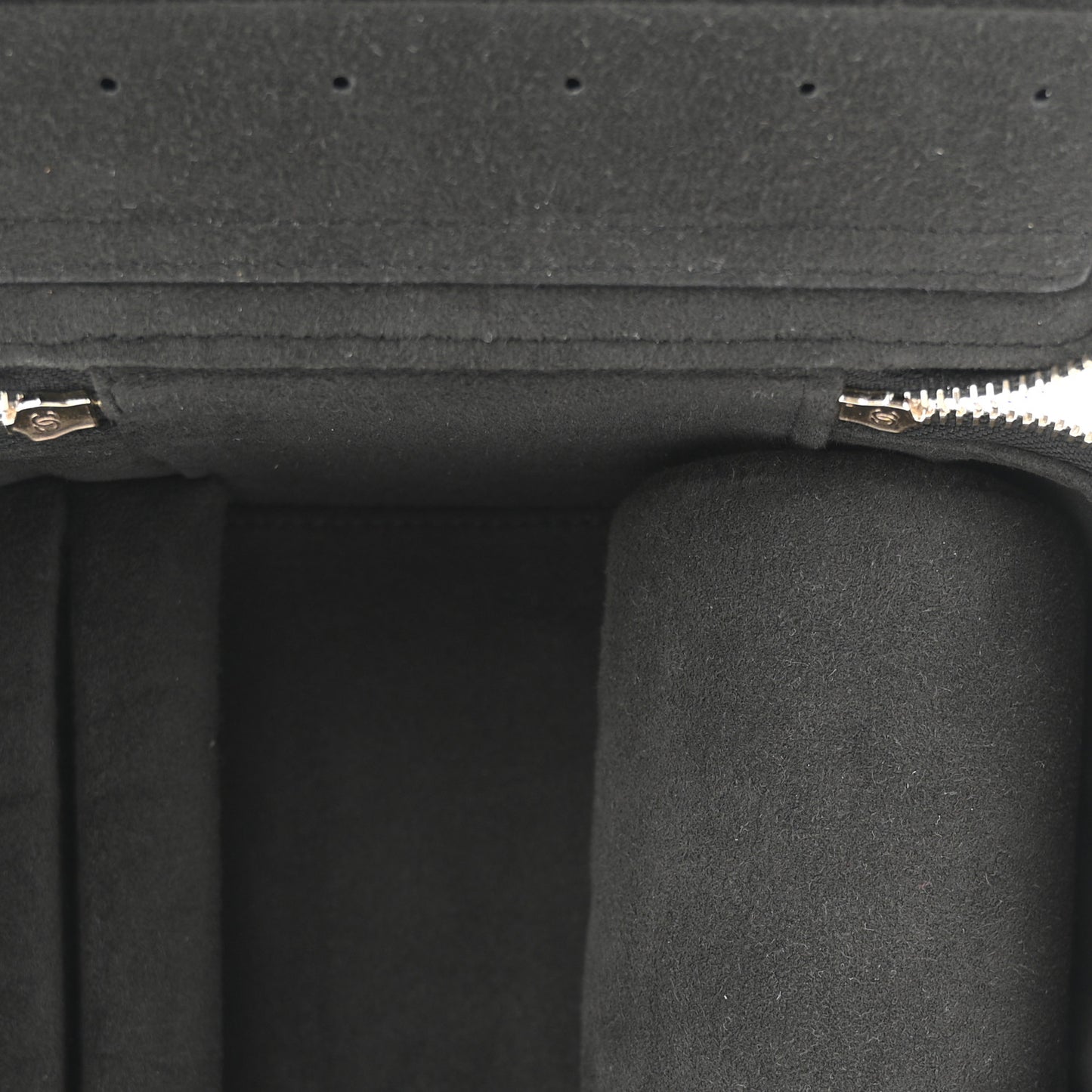 Caviar Quilted Jewelry Box Black