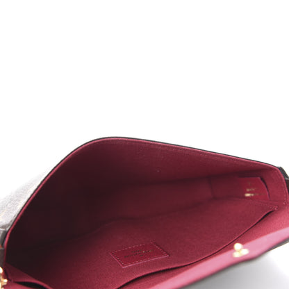 Louis Vuitton Monogram Pochette Felicie Chain Wallet Fuchsia 5 of 13