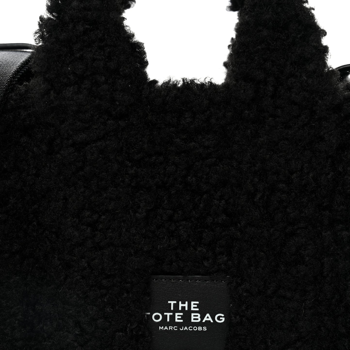 Polyester Cotton Mini The Teddy Traveler Tote Bag Black