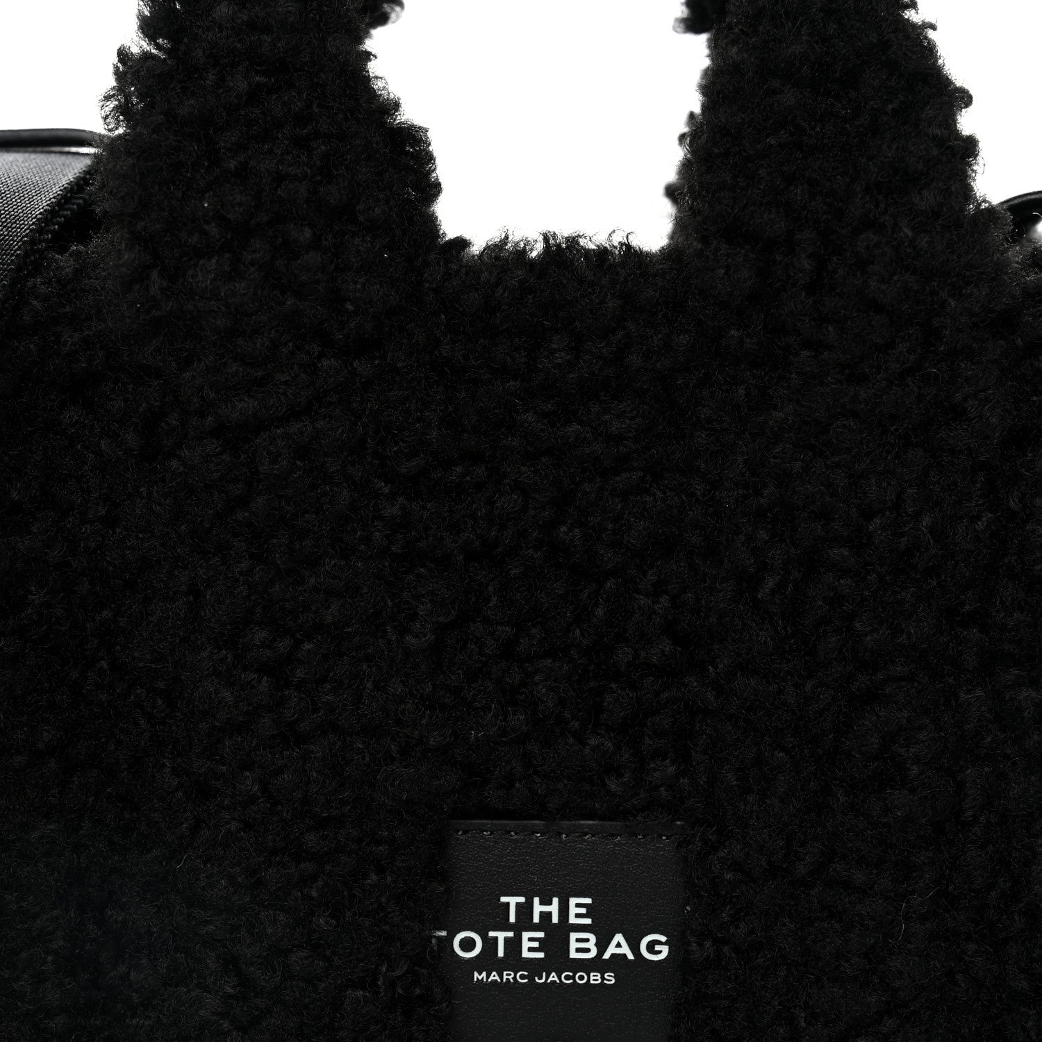 Marc Jacobs Polyester Cotton Mini The Teddy Traveler Tote Bag Black 7 of 9