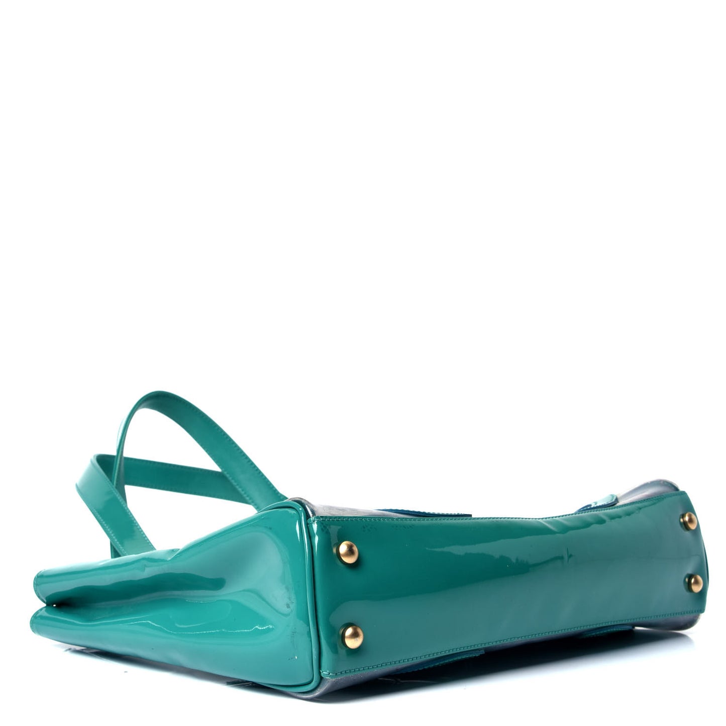 Vinyl Patent CC Logo Beach Tote Green