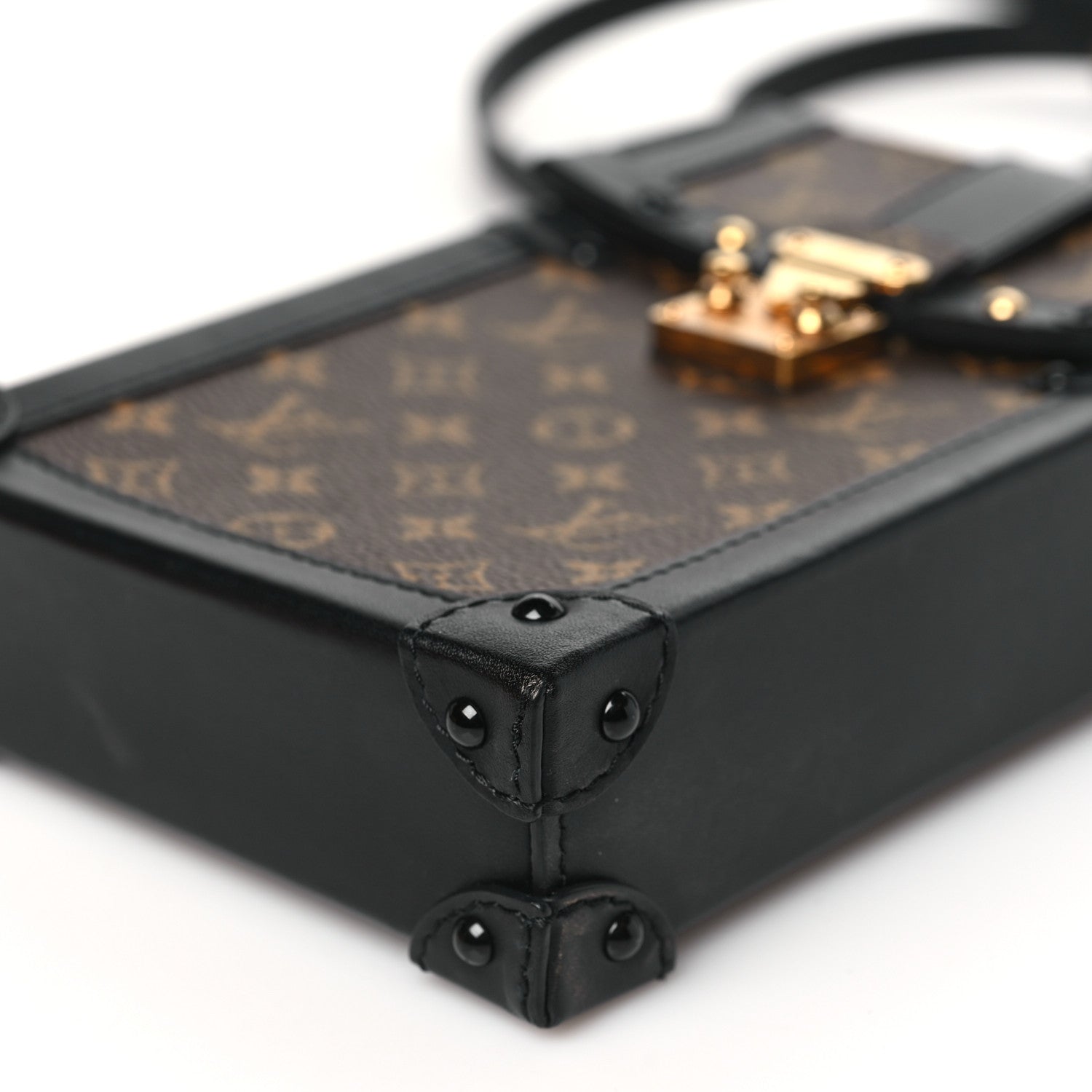 Louis Vuitton Monogram Pochette Trunk Verticale Black 9 of 10