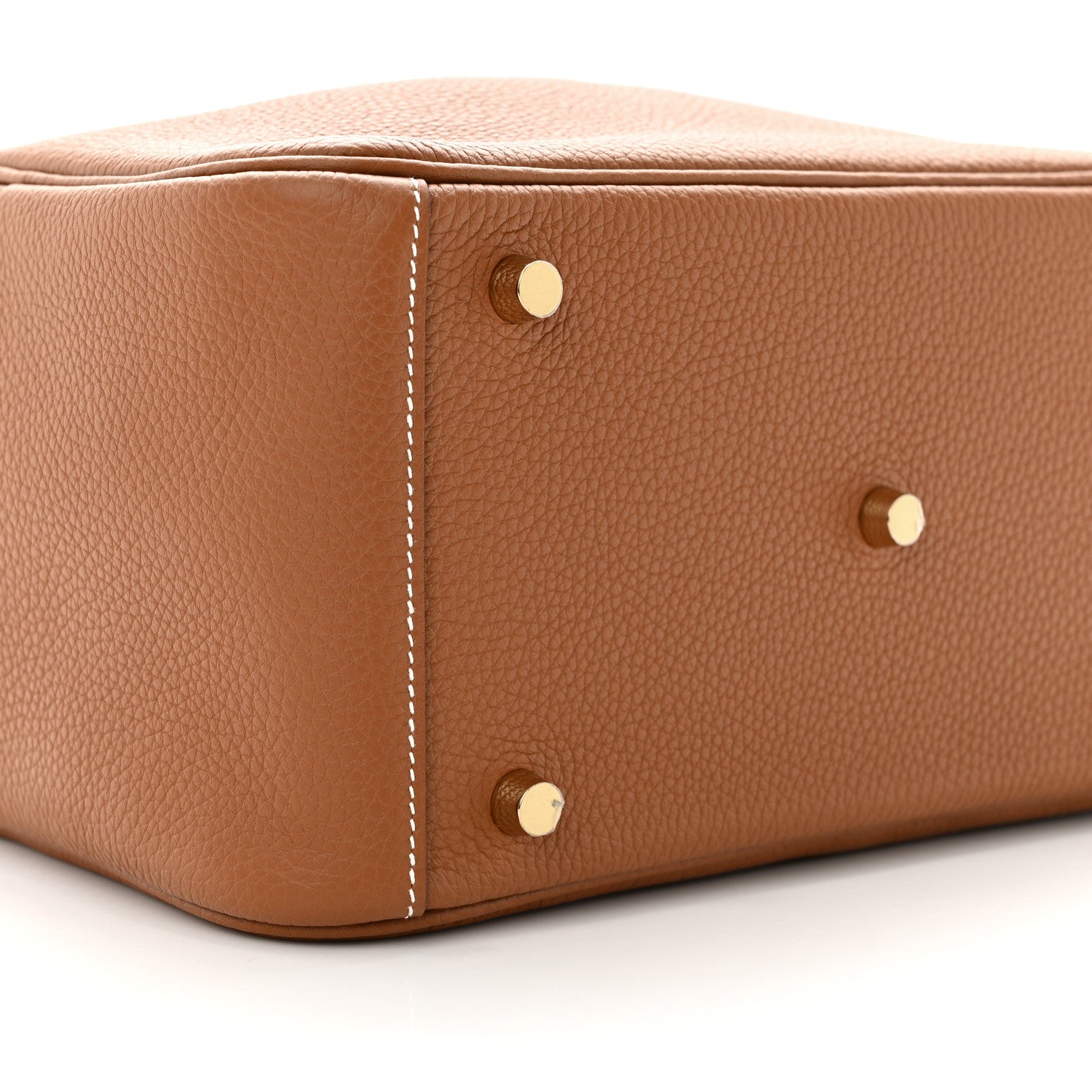 Hermes Taurillon Clemence Lindy 26 Gold 9 of 10