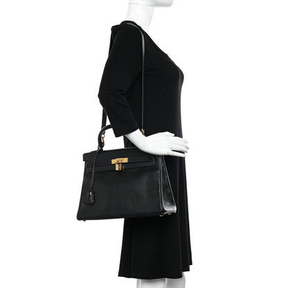Hermes Gulliver Kelly Retourne 32 Black 2 of 13