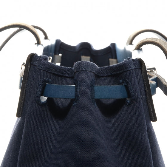 Hermes Toile Herbag Cabas 2-in-1 MM Navy 5 of 15