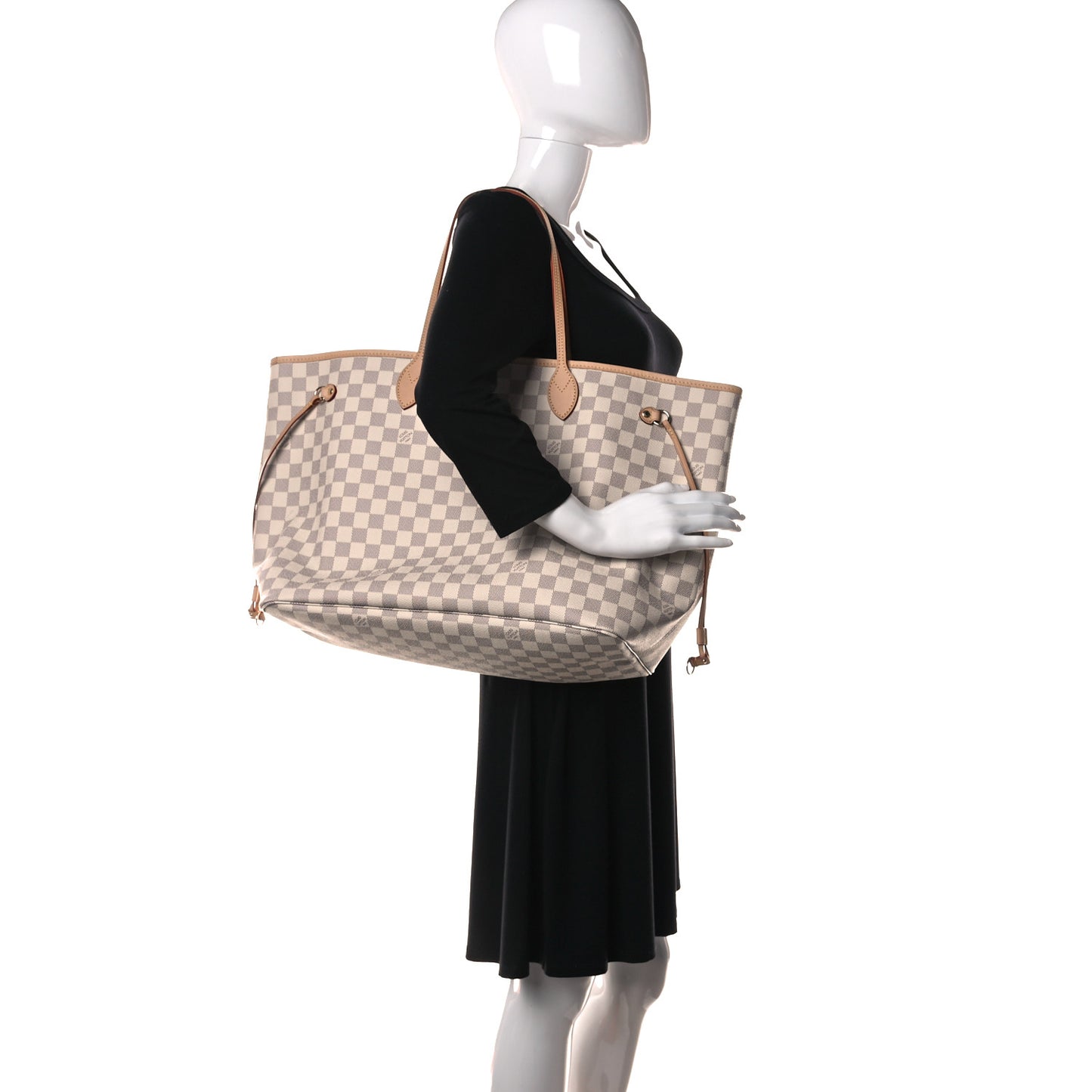 Damier Azur Neo Neverfull GM Rose Ballerine