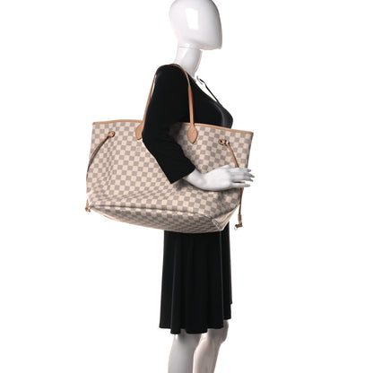 Louis Vuitton Damier Azur Neo Neverfull GM Rose Ballerine 2 of 10
