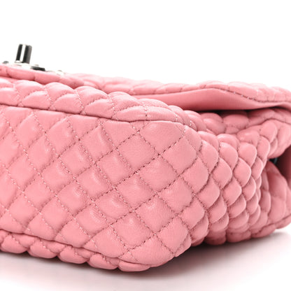 Chanel Calfskin Micro Quilted Mini Flap Pink 10 of 11