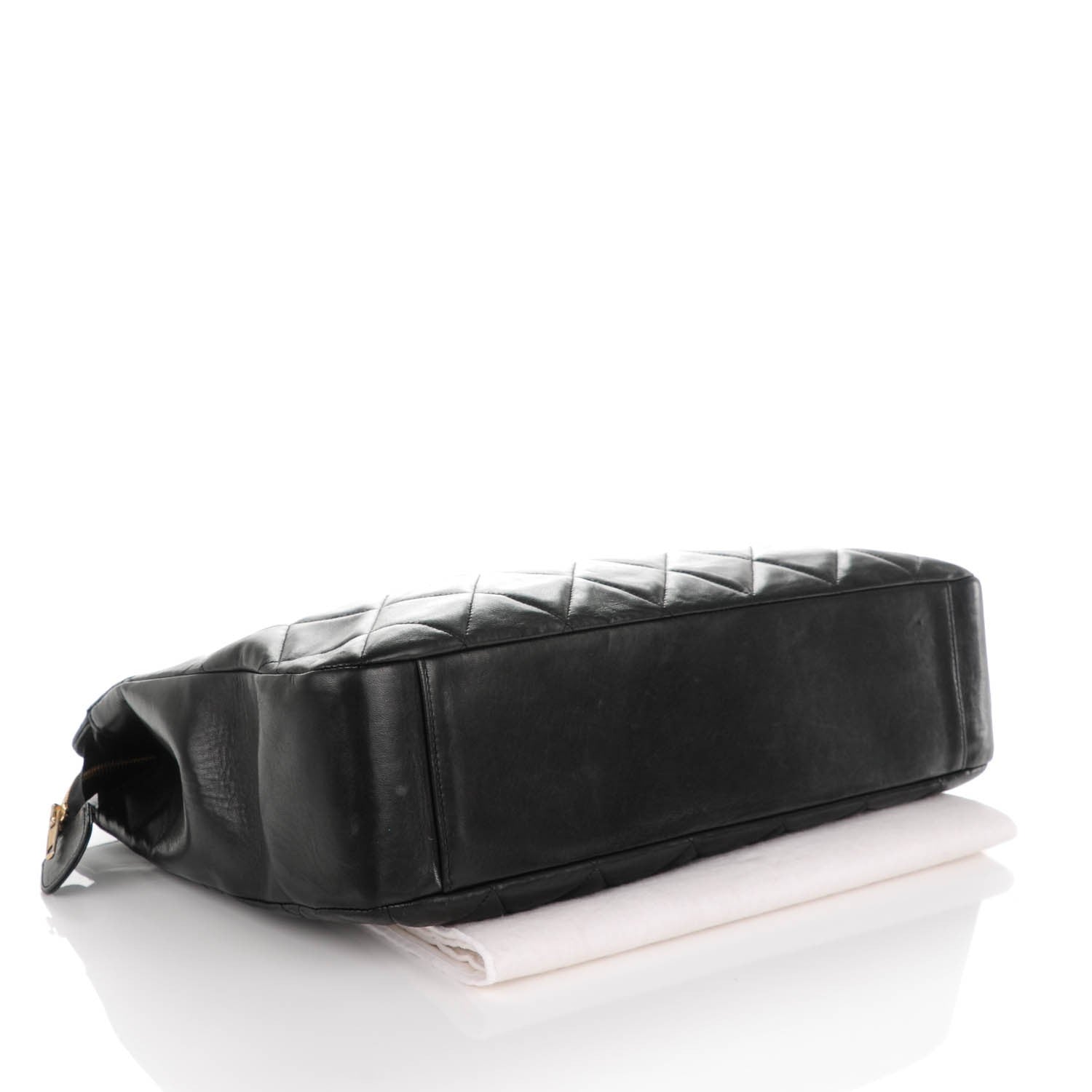Chanel Lambskin Quilted Shoulder Bag Black 4 of 9