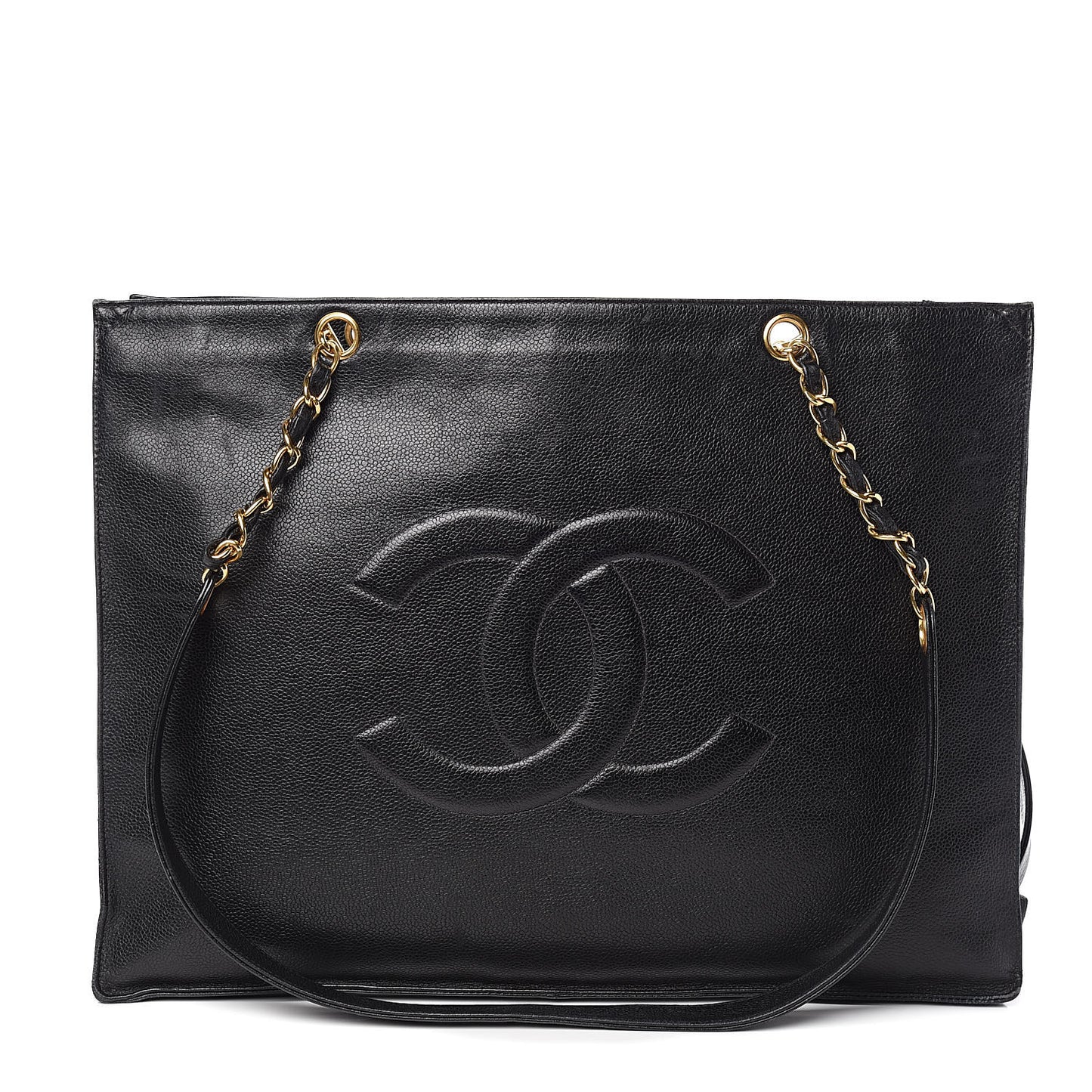 Caviar CC Shoulder Bag Black