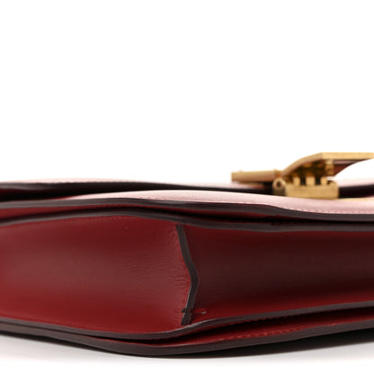 Celine Box Calfskin Medium Classic Box Flap Bag Red 10 of 16