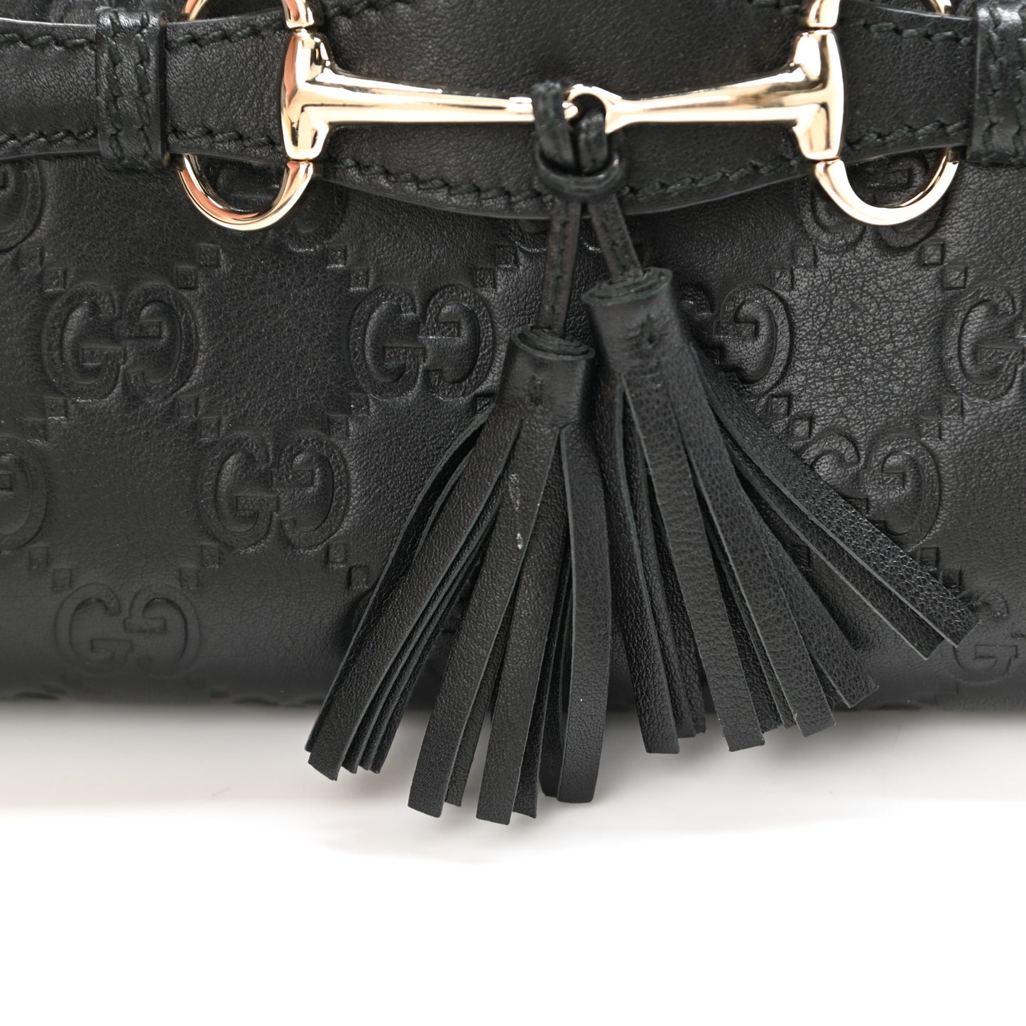 Microguccissima Mini Emily Shoulder Bag Black