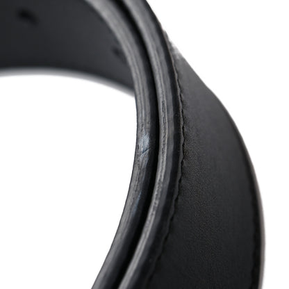 Gucci Calfskin Double G 30mm Belt 80 32 Black 6 of 6