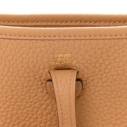 Hermes Taurillon Clemence Evelyne TPM Biscuit 6 of 11