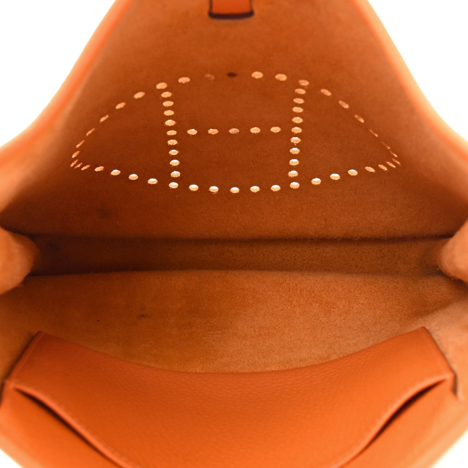 Hermes Taurillon Clemence Evelyne PM Orange 5 of 15
