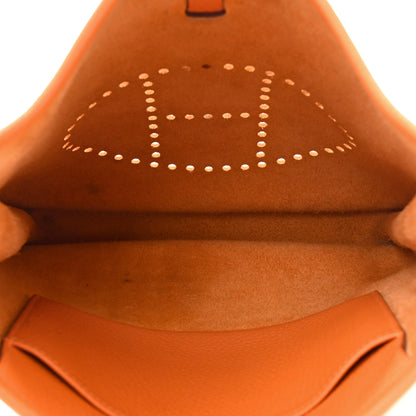 Hermes Taurillon Clemence Evelyne PM Orange 5 of 15
