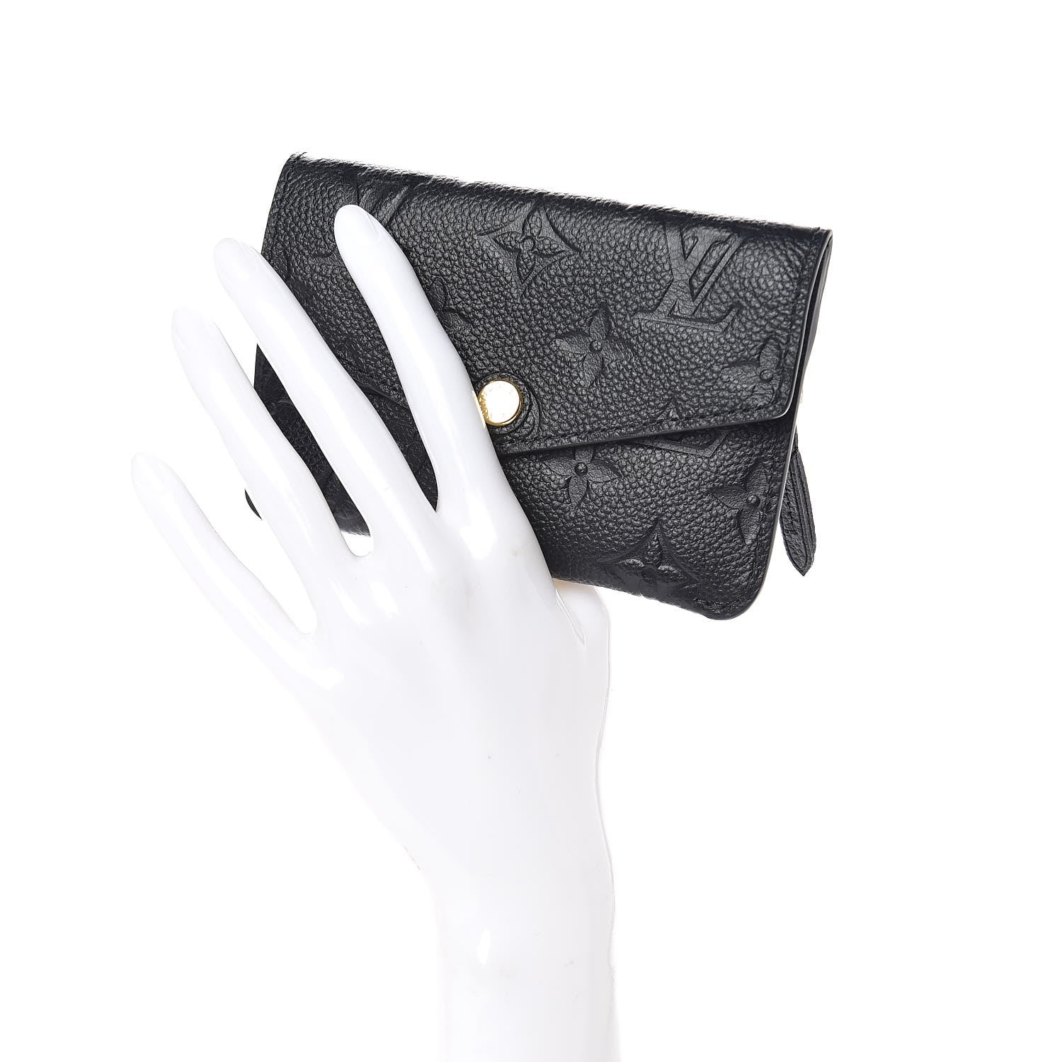 Louis Vuitton Empreinte Key Pouch Black 2 of 8