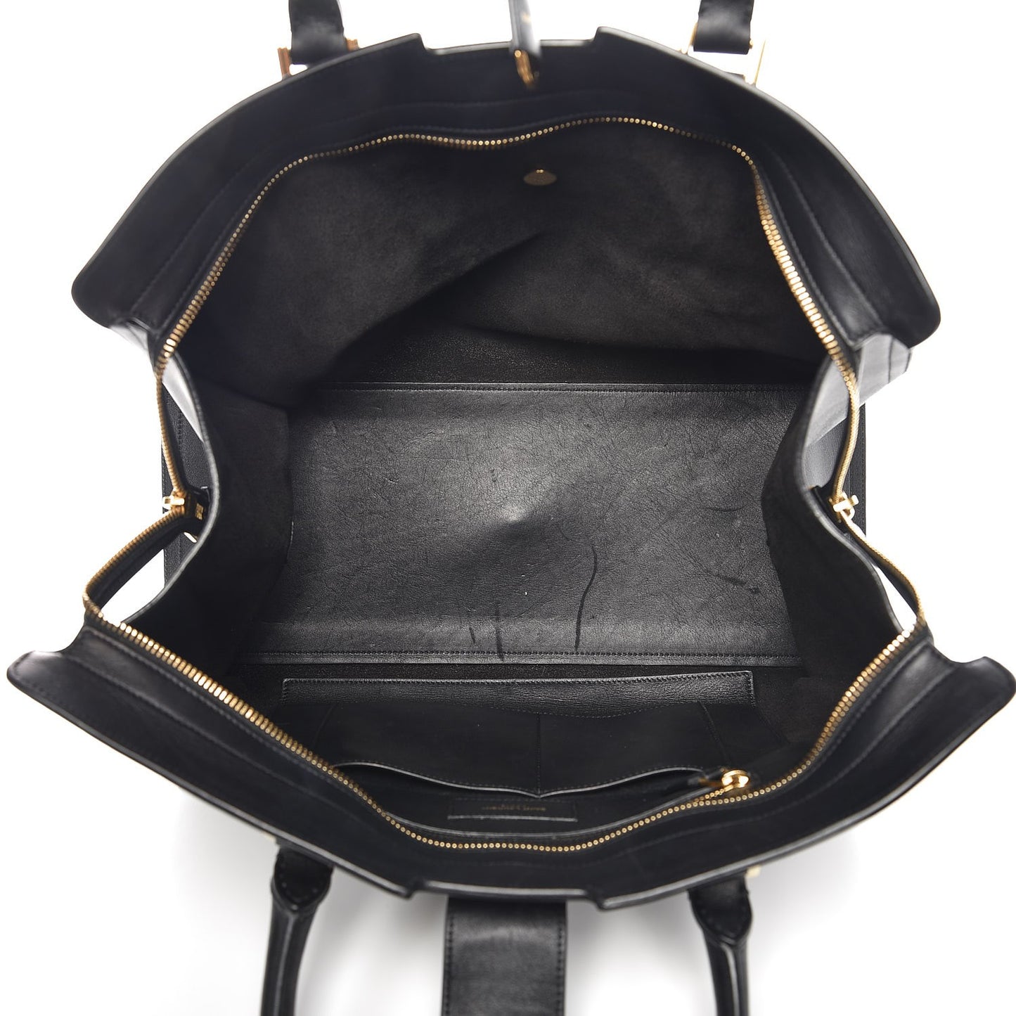 Smooth Calfskin Medium Monogram Cabas Black