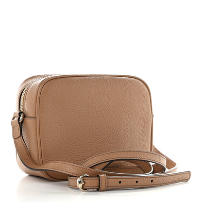 Gucci Pebbled Calfskin Small Soho Disco Bag Camelia 3 of 11