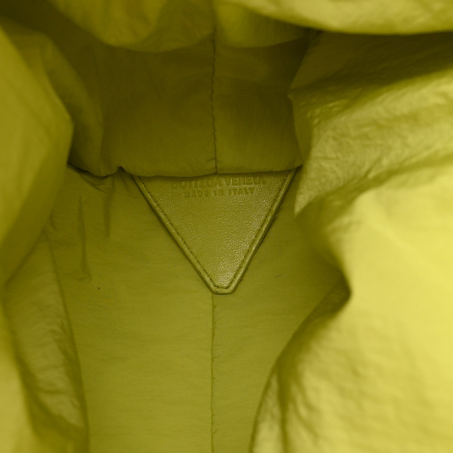 Bottega Veneta Lambskin Knit Large The Point Triangle Bag Seagrass 6 of 14