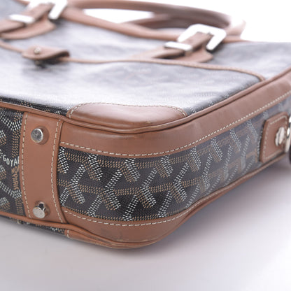 Goyard Goyardine Ambassade PM Briefcase Black Gold 9 of 9