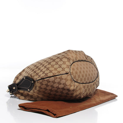 Gucci Monogram Pelham Medium Hobo Dark Brown 4 of 7