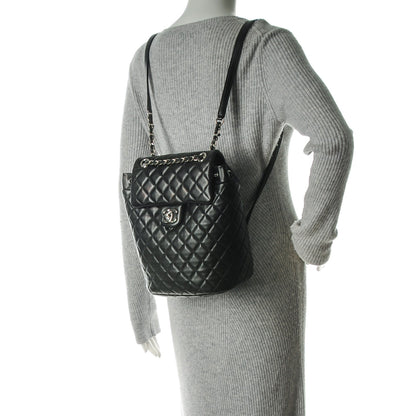 Chanel Lambskin Quilted Small Urban Spirit Backpack Black 2 of 8