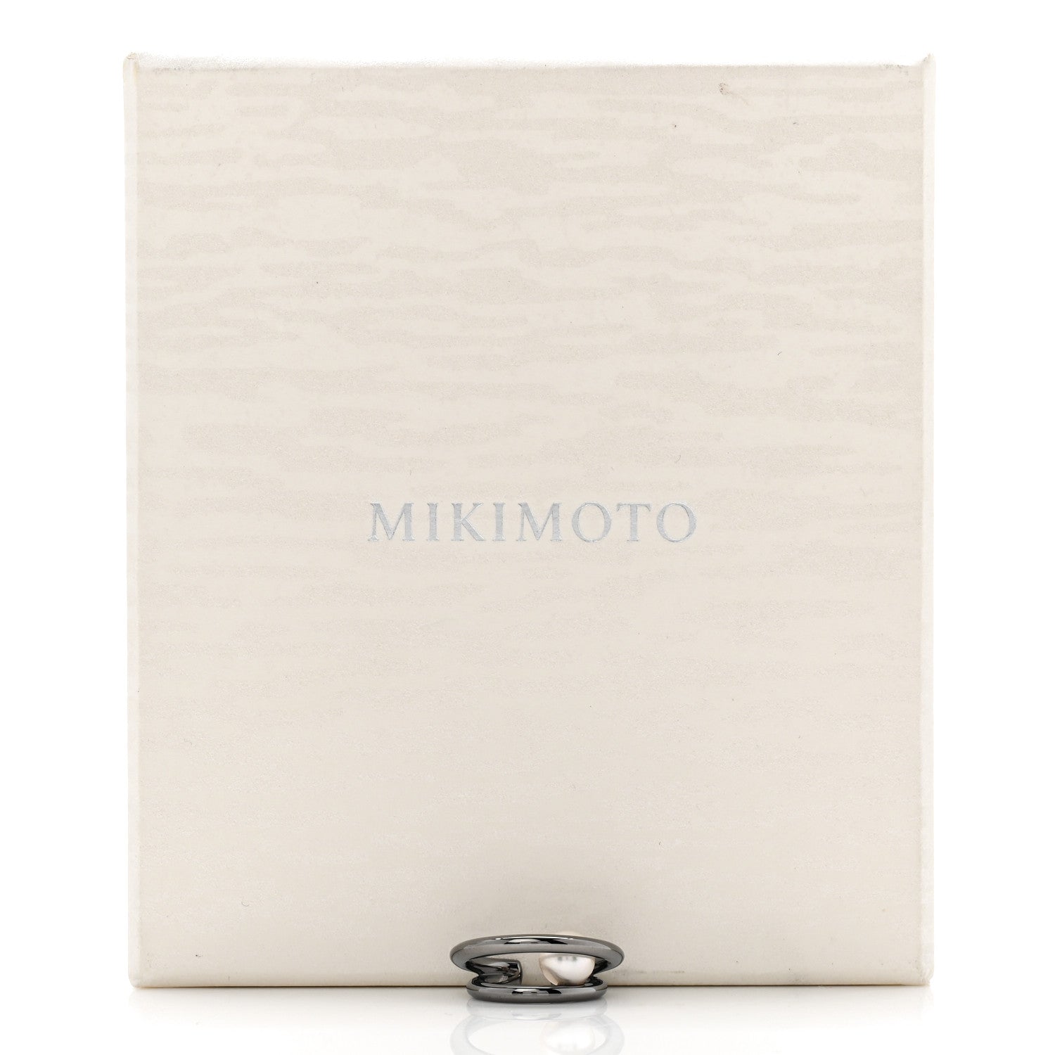 Mikimoto Darkened Sterling Silver Akoya Cultured Pearl 6.5mm Passionoir Ear Cuff 4 of 4