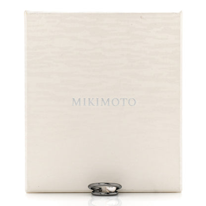 Mikimoto Darkened Sterling Silver Akoya Cultured Pearl 6.5mm Passionoir Ear Cuff 4 of 4