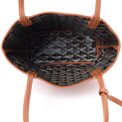 Goyard Goyardine Reversible Mini Anjou Black Gold 14 of 17
