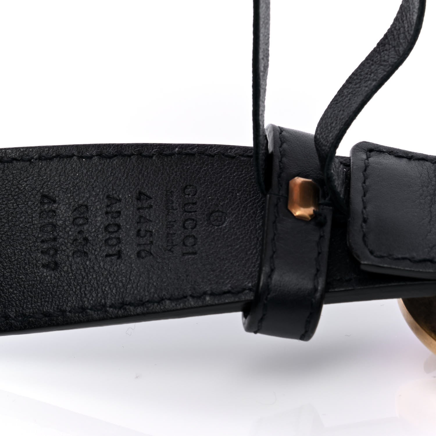 Gucci Moon Calfskin Double G 30mm Belt 90 36 Blue 6 of 6