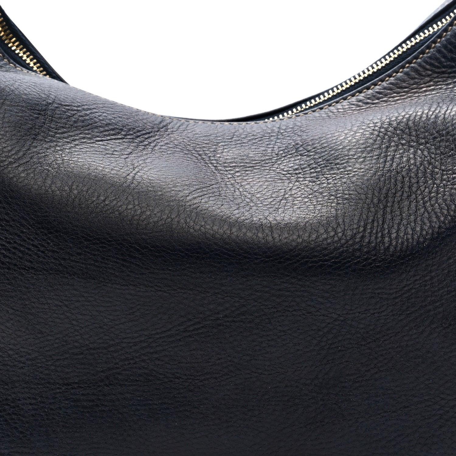 Gucci Calfskin Medium Horsebit Chain Hobo Navy 7 of 10