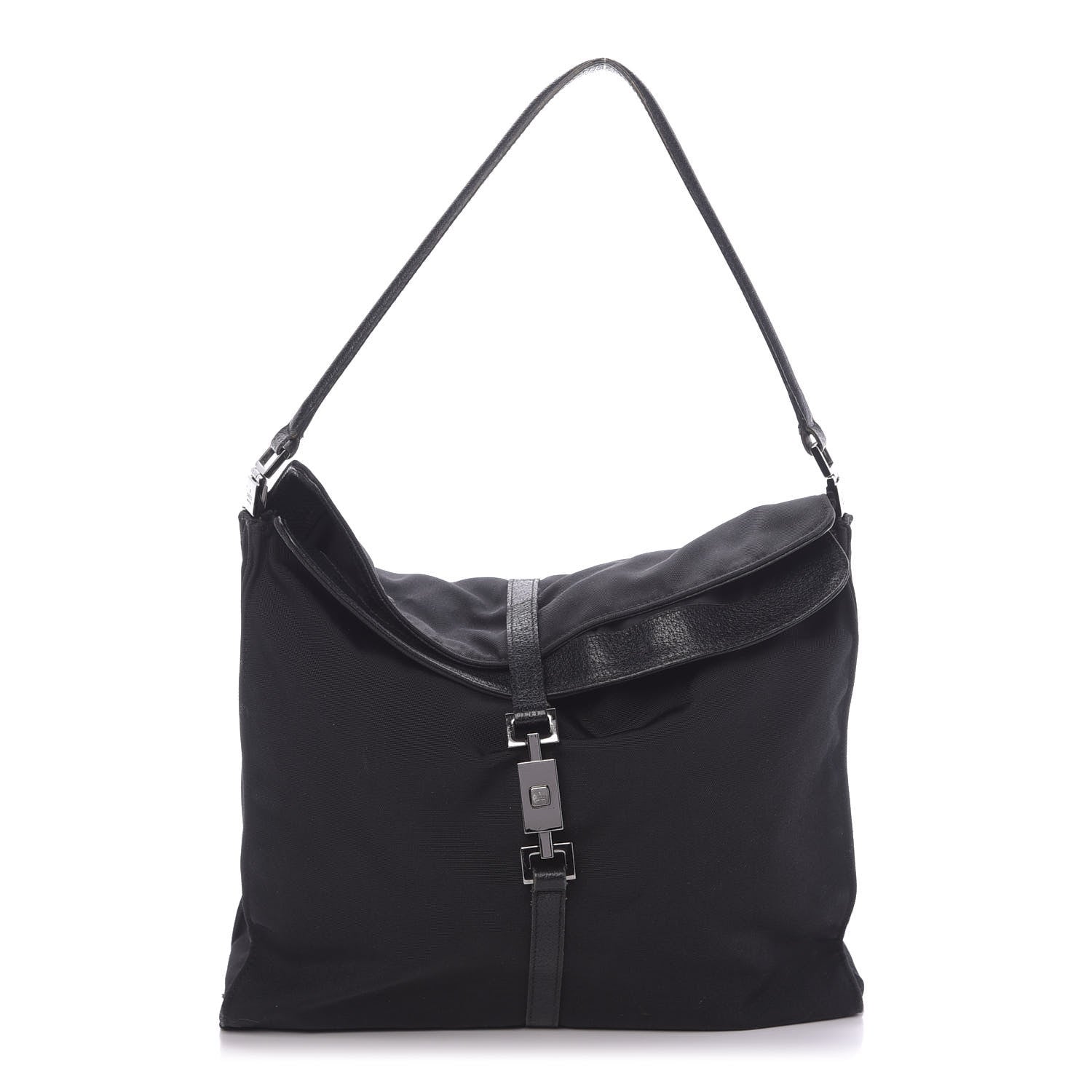 Gucci Nylon Shoulder Bag Black 1 of 17