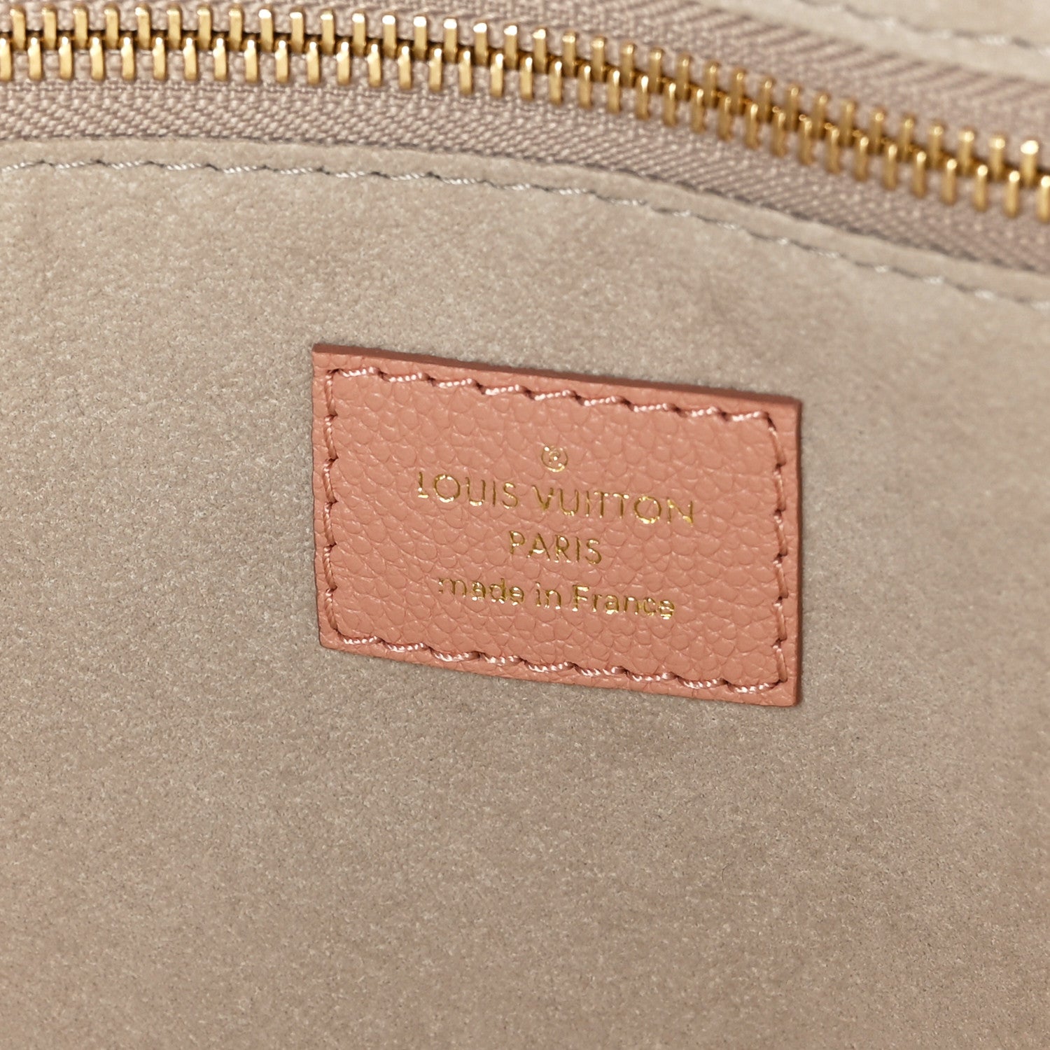 Louis Vuitton Empreinte Monogram Giant Neverfull MM Trianon Pink Cream 6 of 8