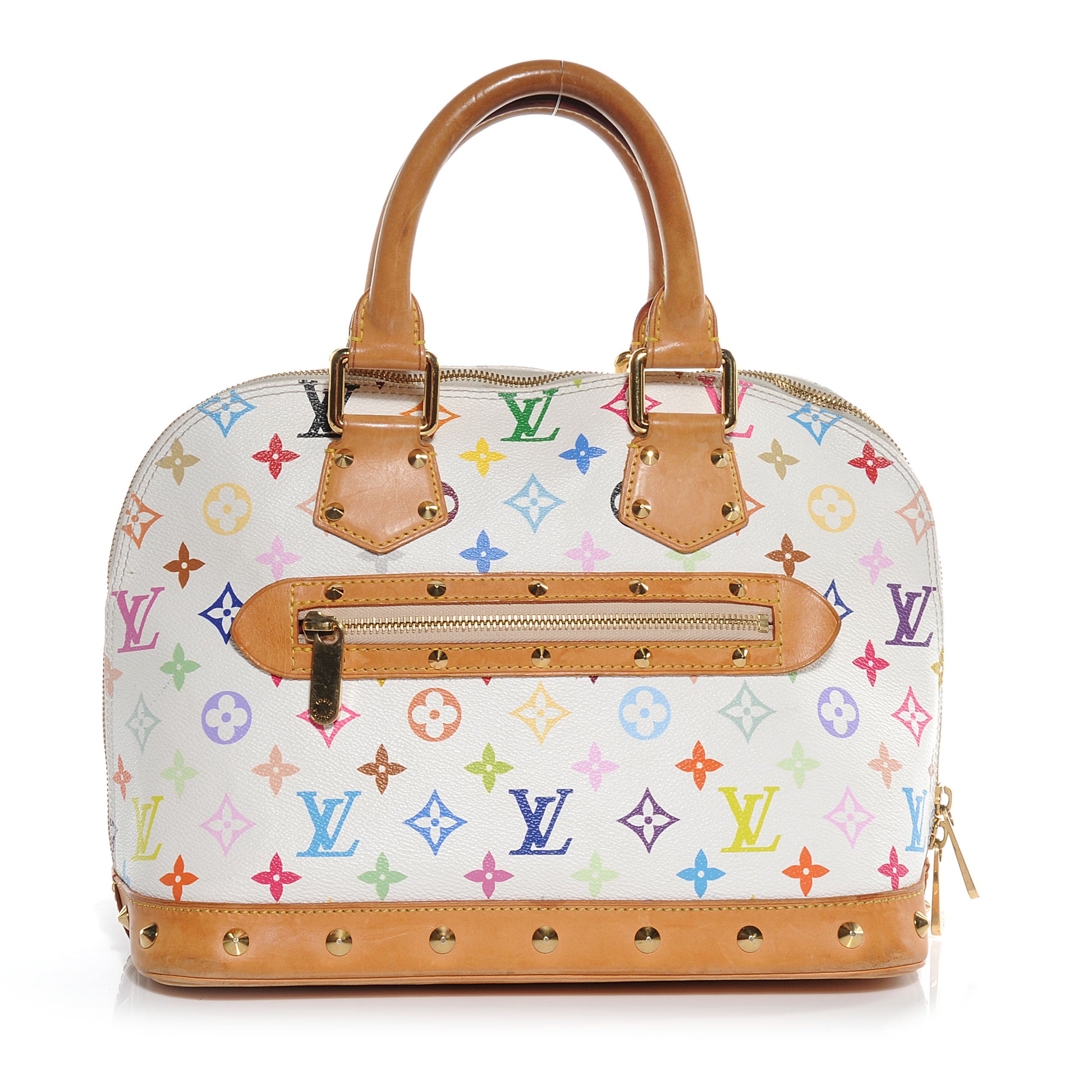 Louis Vuitton Monogram Multicolor Alma White 1 of 8