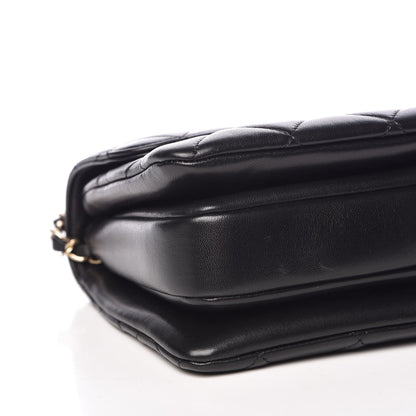 Chanel Lambskin Quilted Small Trendy CC Dual Handle Flap Bag Black 4 of 11