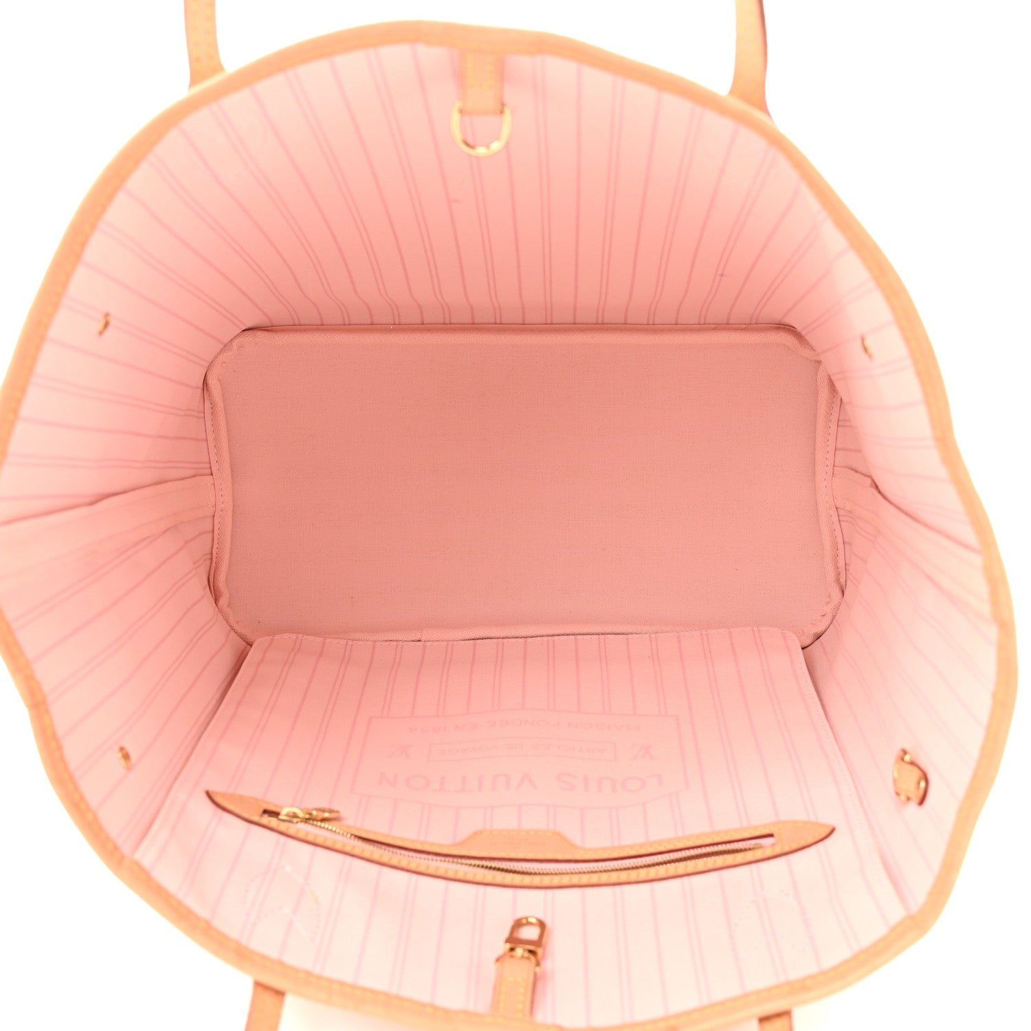 Louis Vuitton Damier Azur Neo Neverfull MM Rose Ballerine 5 of 14