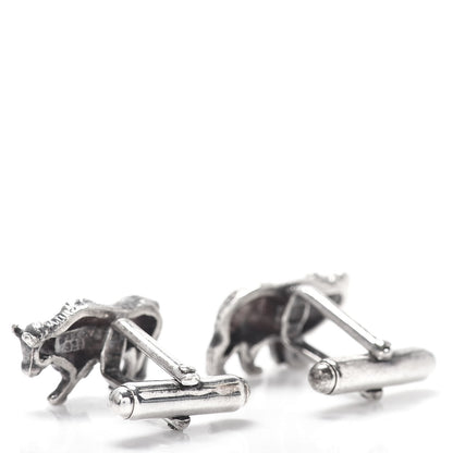 Tiffany Sterling Silver Bear And Bull Cufflinks 3 of 4