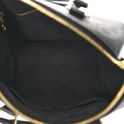 Louis Vuitton Empreinte Monogram Giant Speedy Bandouliere 25 Black 5 of 10