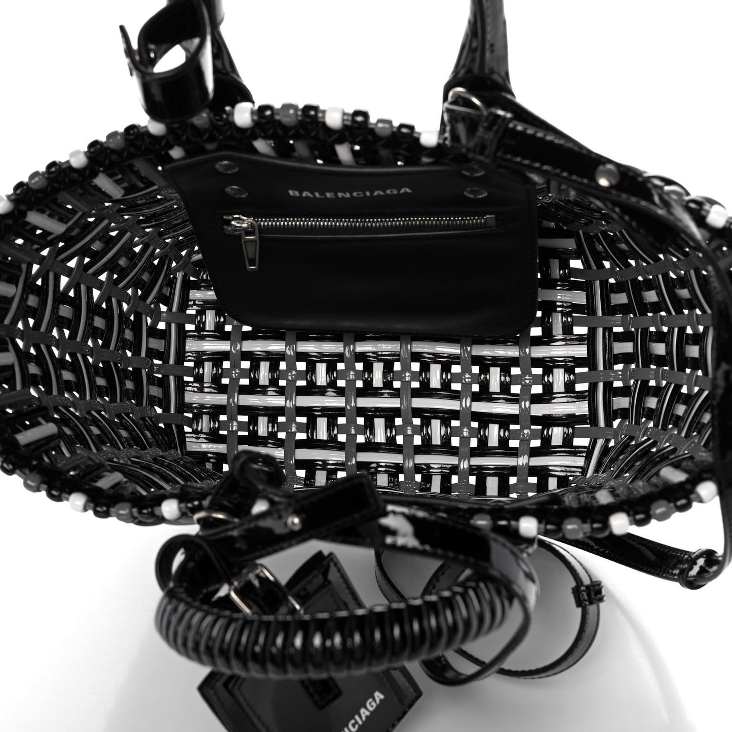 Patent XS Bistro Basket Black White