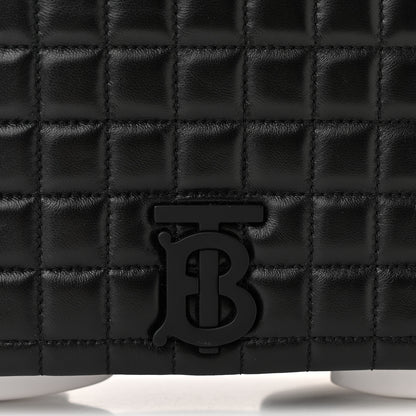 Burberry Lambskin Quilted Small Lola Hoof Bag Black 8 of 10