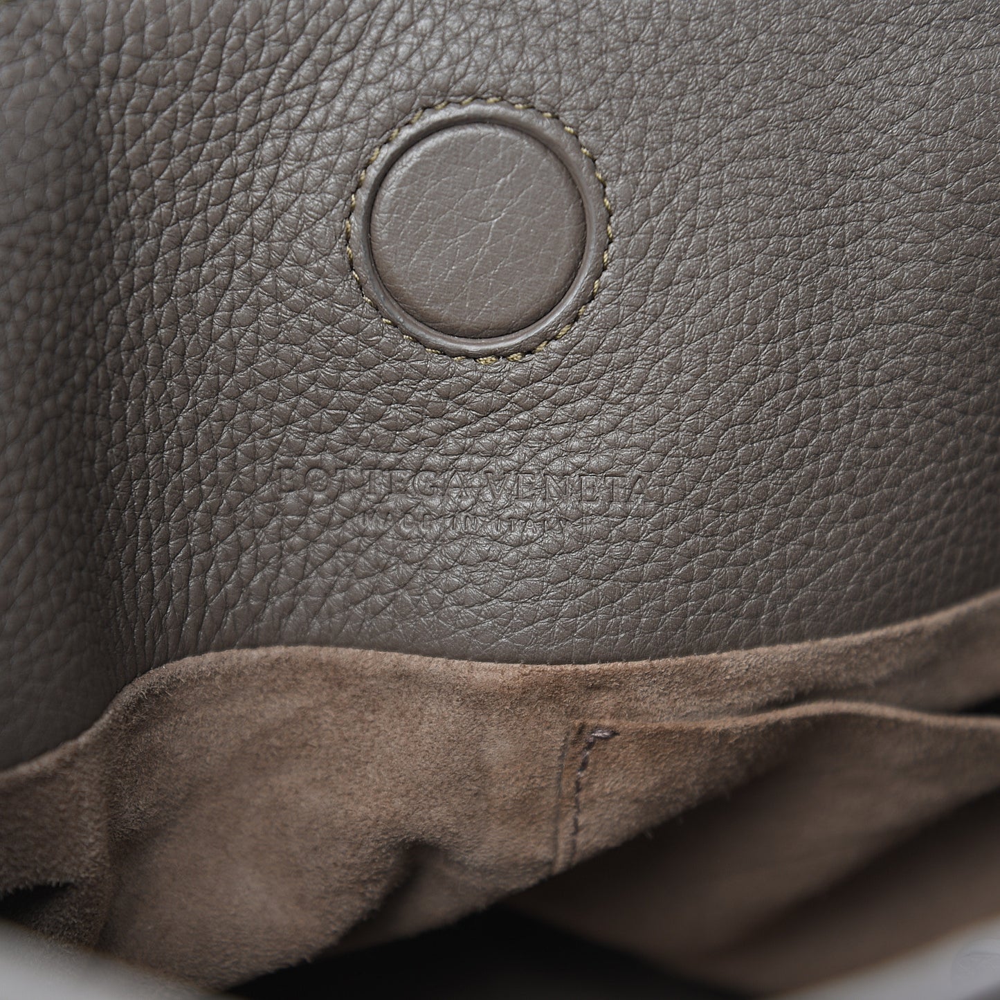 Cervo Deerskin Braided Tote Brown
