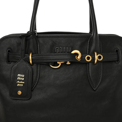 Miu Miu Nappa Medium Aventure Bag Black 8 of 12