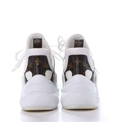 Louis Vuitton Patent Monogram LV Archlight Sneakers 37 White 5 of 12
