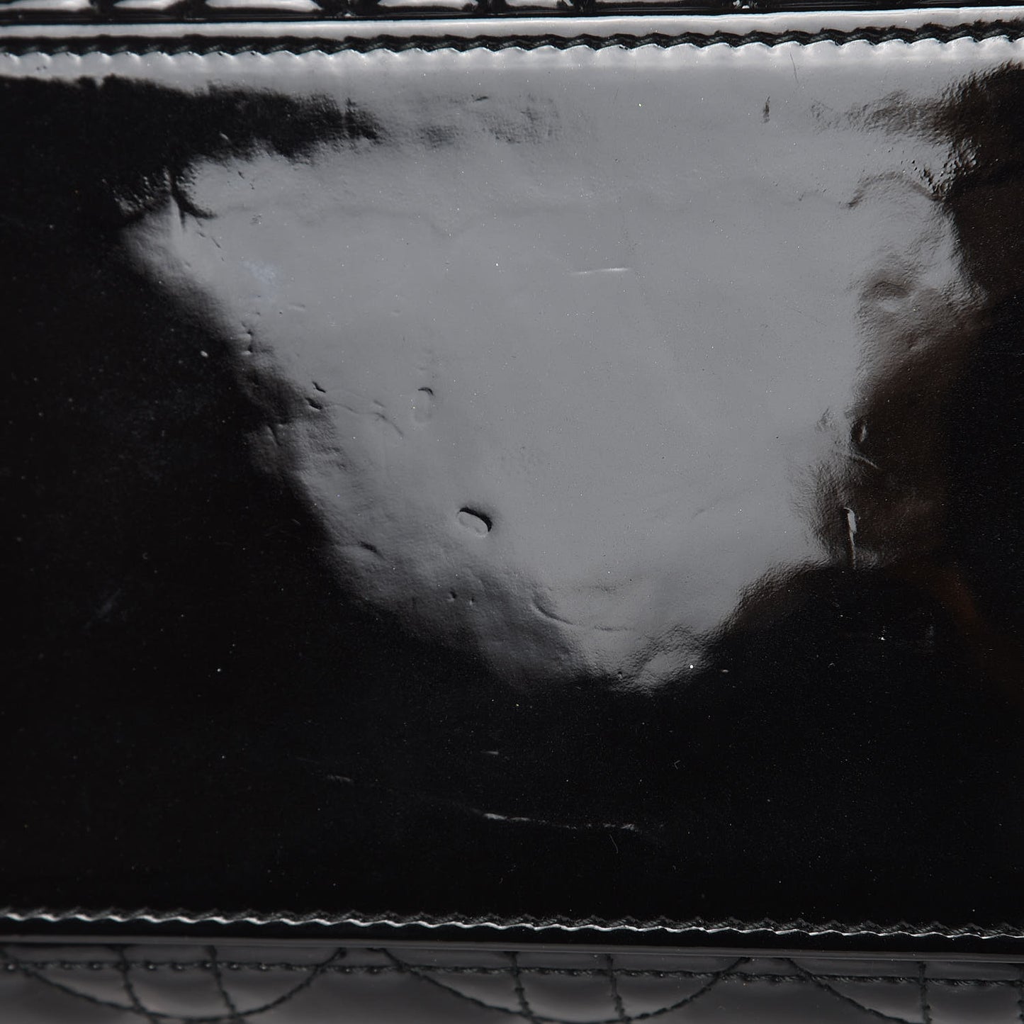 Patent Cannage Medium Lady Dior Black